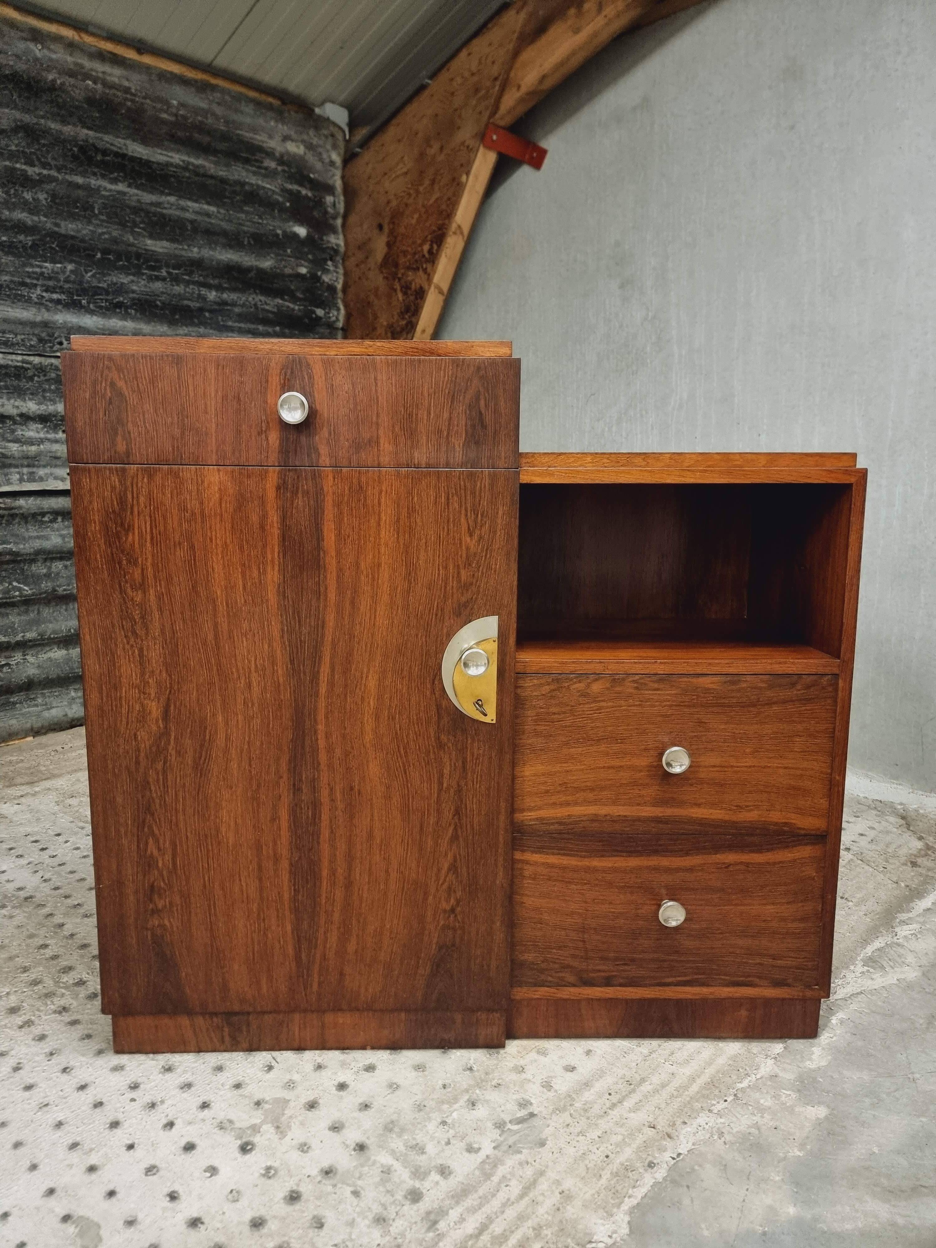 Art Deco sideboard dresser French chest of drawers rosewood