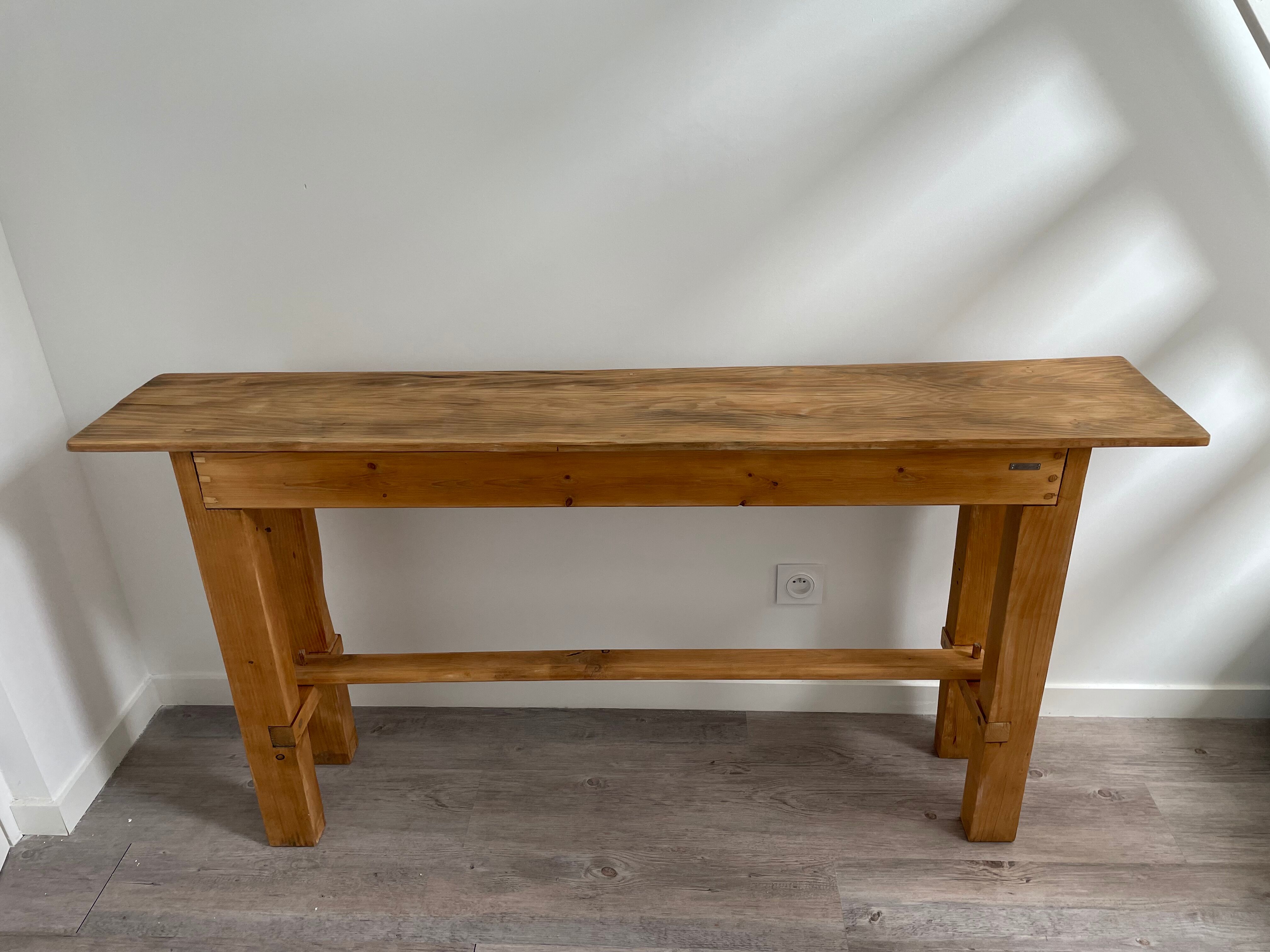 Wooden console