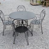Wrought iron garden set
