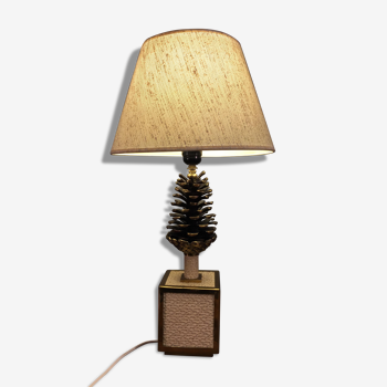 Lamp circa 1970 pinecone