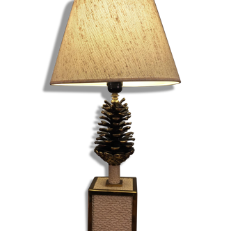 Lamp circa 1970 pinecone