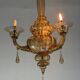 Venetian lantern in gilded Murano glass, circa 1900