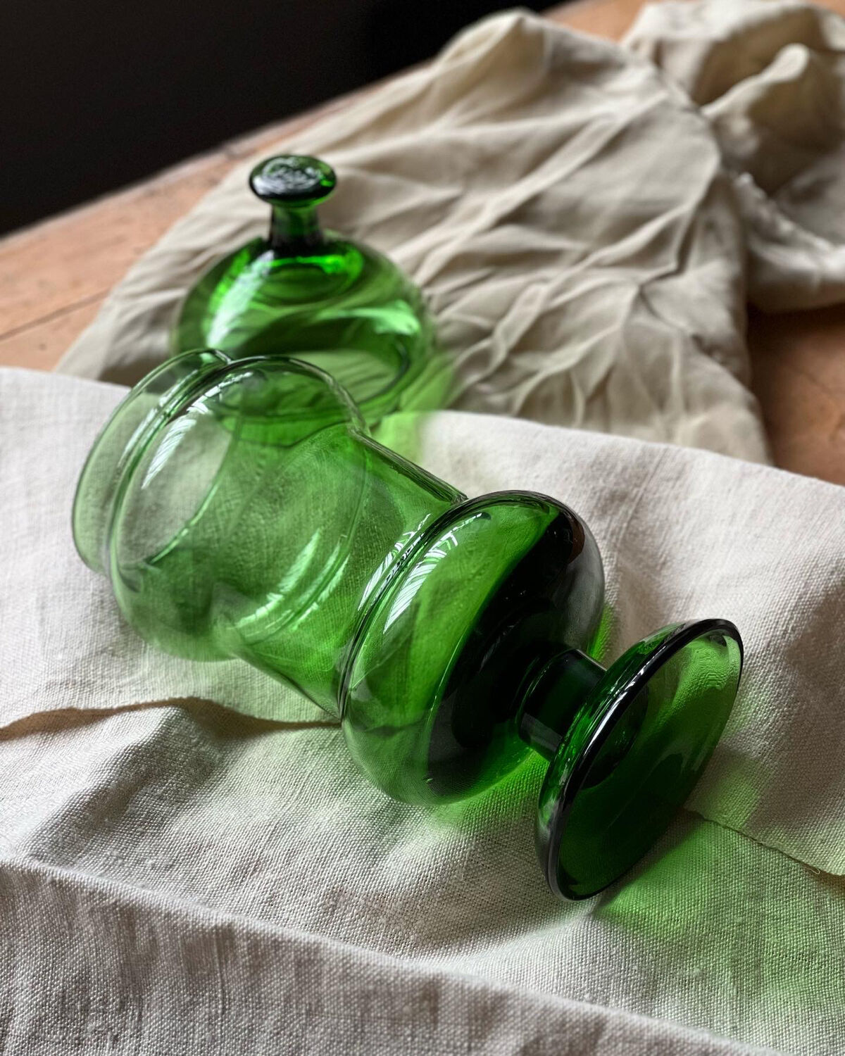 Apothicaire en verre soufflé