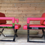 Paire de fauteuils Poltrona Frau