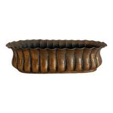 Egidio Casagrande jardinière in repoussé copper, Italy