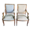 Paire de fauteuils en noyer style Empire retour d'Égypte