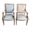 Paire de fauteuils en noyer style Empire retour d'Égypte