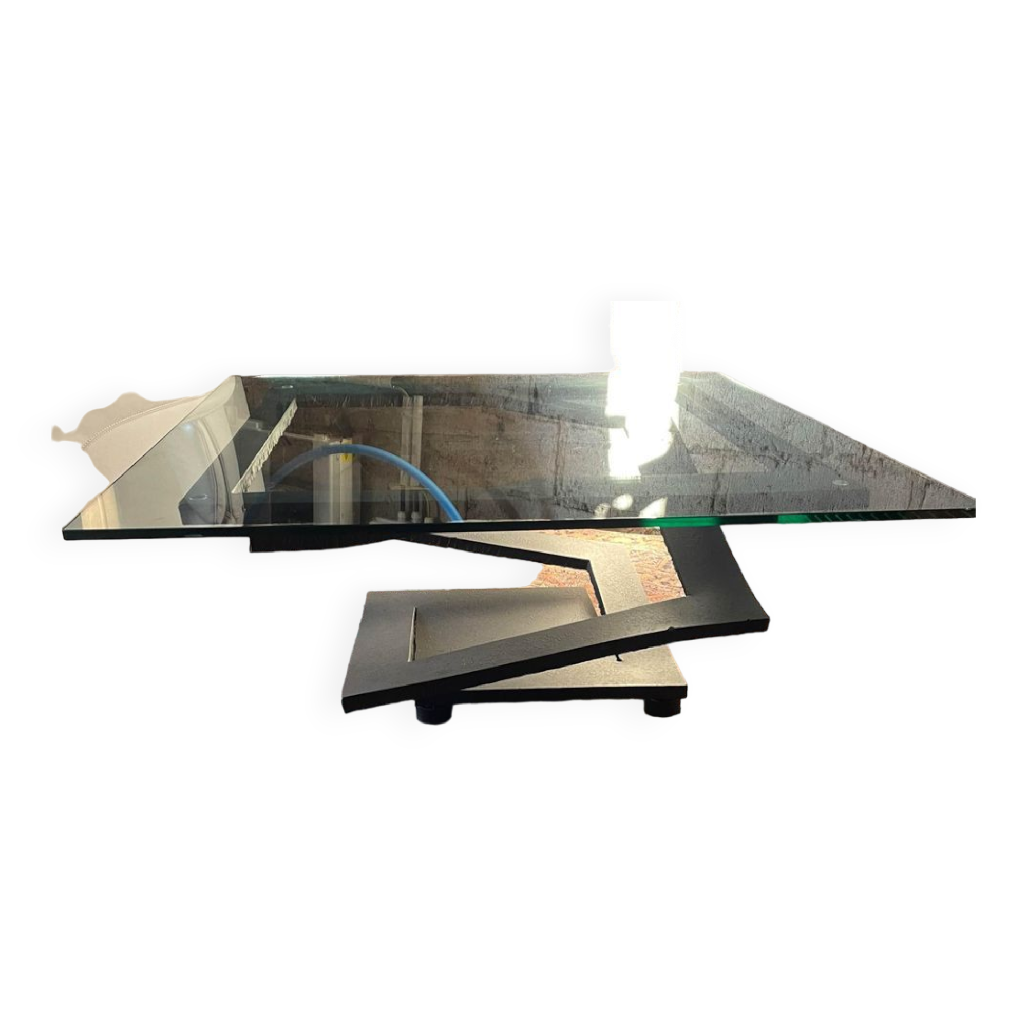 Table basse roche bobois fleur de fer by maurice barilone