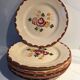 Six vintage Longchamp earthenware plates