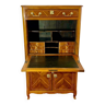 Secretary Louis XVI Style late 18th, early 19th century in precious wood marquetry, Rosewood