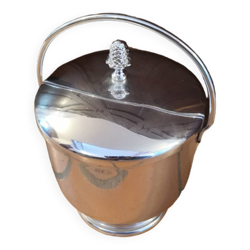Seau à glace inox vintage Années 70