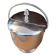 Vintage stainless steel ice bucket from the 70s