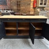 Patinated 3-door sideboard