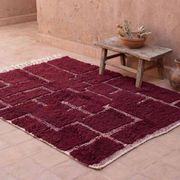 Handmade traditional pure natural wool rug size 200/300 cm