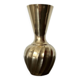 Indian brass swirl vase
