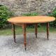 Old oval table Louis Philippe with 6 feet