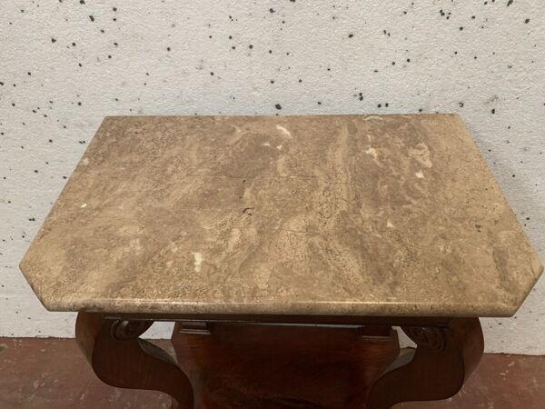 Console Louis Philippe en acajou et placage XIX siècle