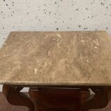 Louis Philippe console in mahogany and veneer XIX century
