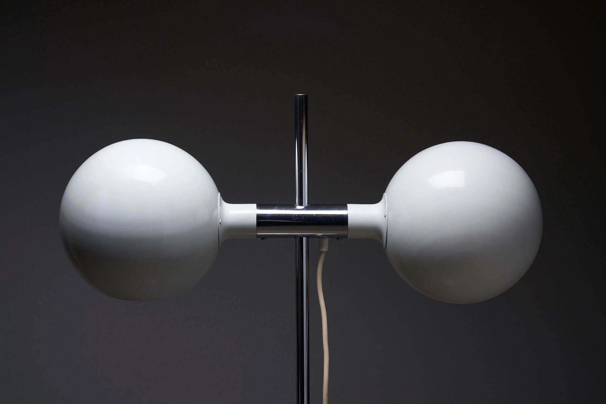 Double sphere floor lamp by Cosack