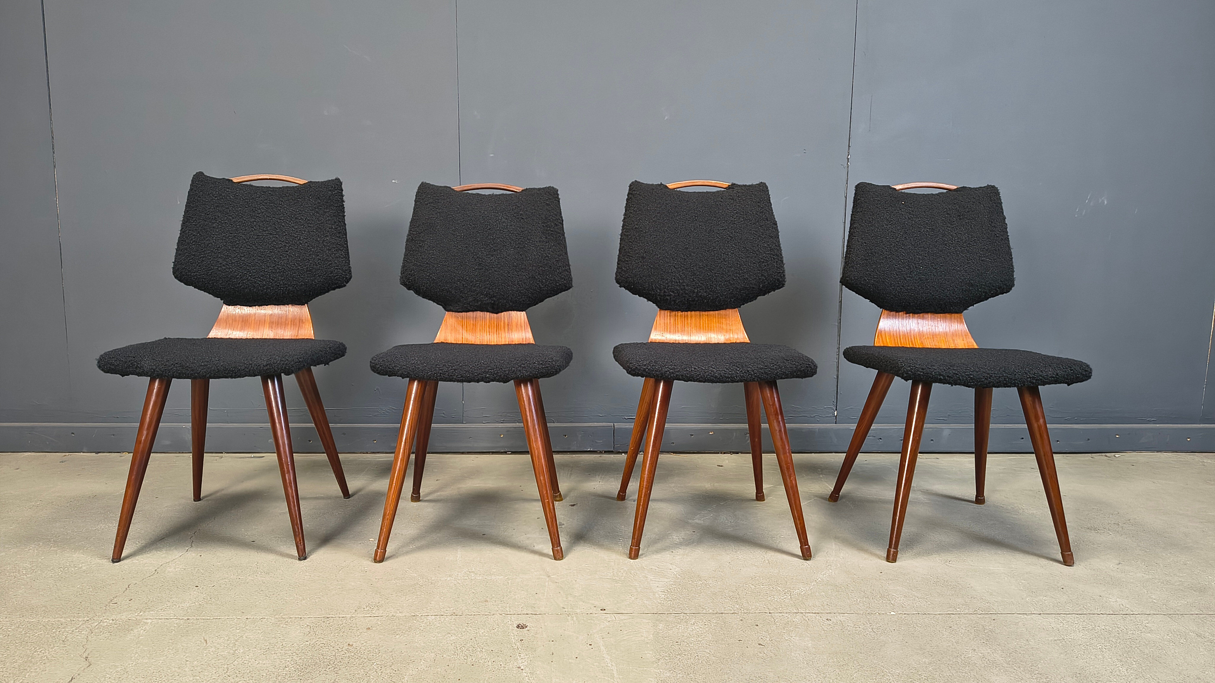 Mid-century Scandinavian dining chairs, 1960s