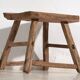 Antique wabi-sabi bedside table (c. 1900)