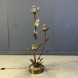 Maison Jansen lotus floor lamp, 1970s