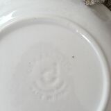 Beige speckled hollow plates