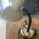 Beige metal desk lamp