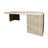 80s travertine coffee table
