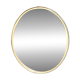 Vintage oval mirror with brass border - EDIL