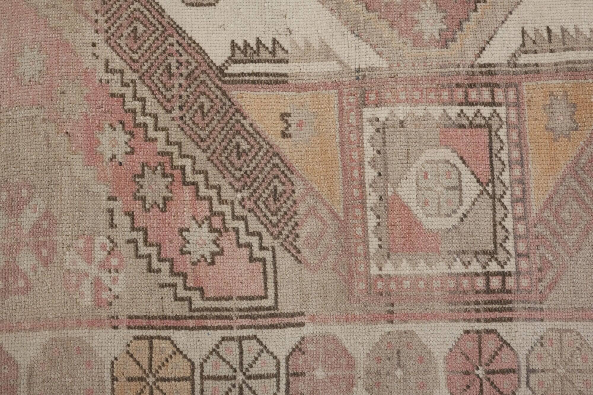 Vintage Turkish hallway rug 157x370 cm