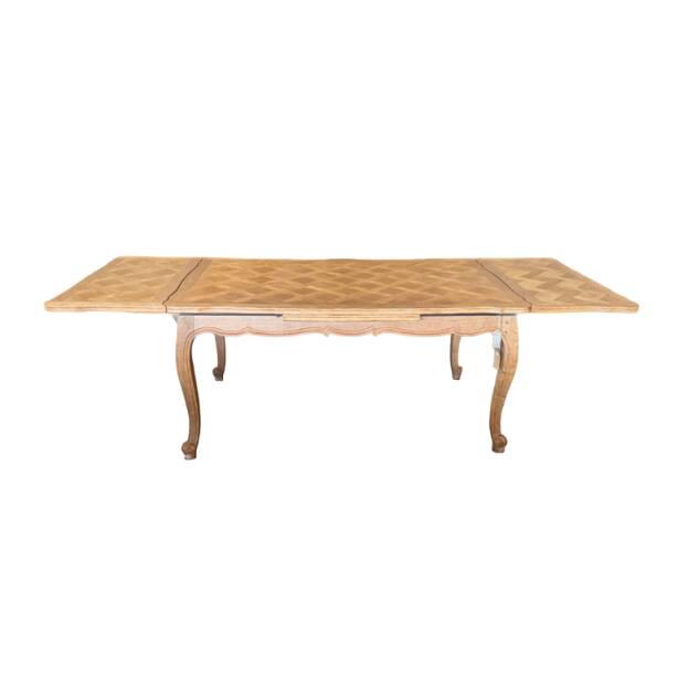 Extensible wooden table
