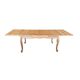 Extensible wooden table