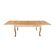 Extensible wooden table