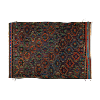 Tapis kilim anatolien fait à la main 285 cm x 196 cm