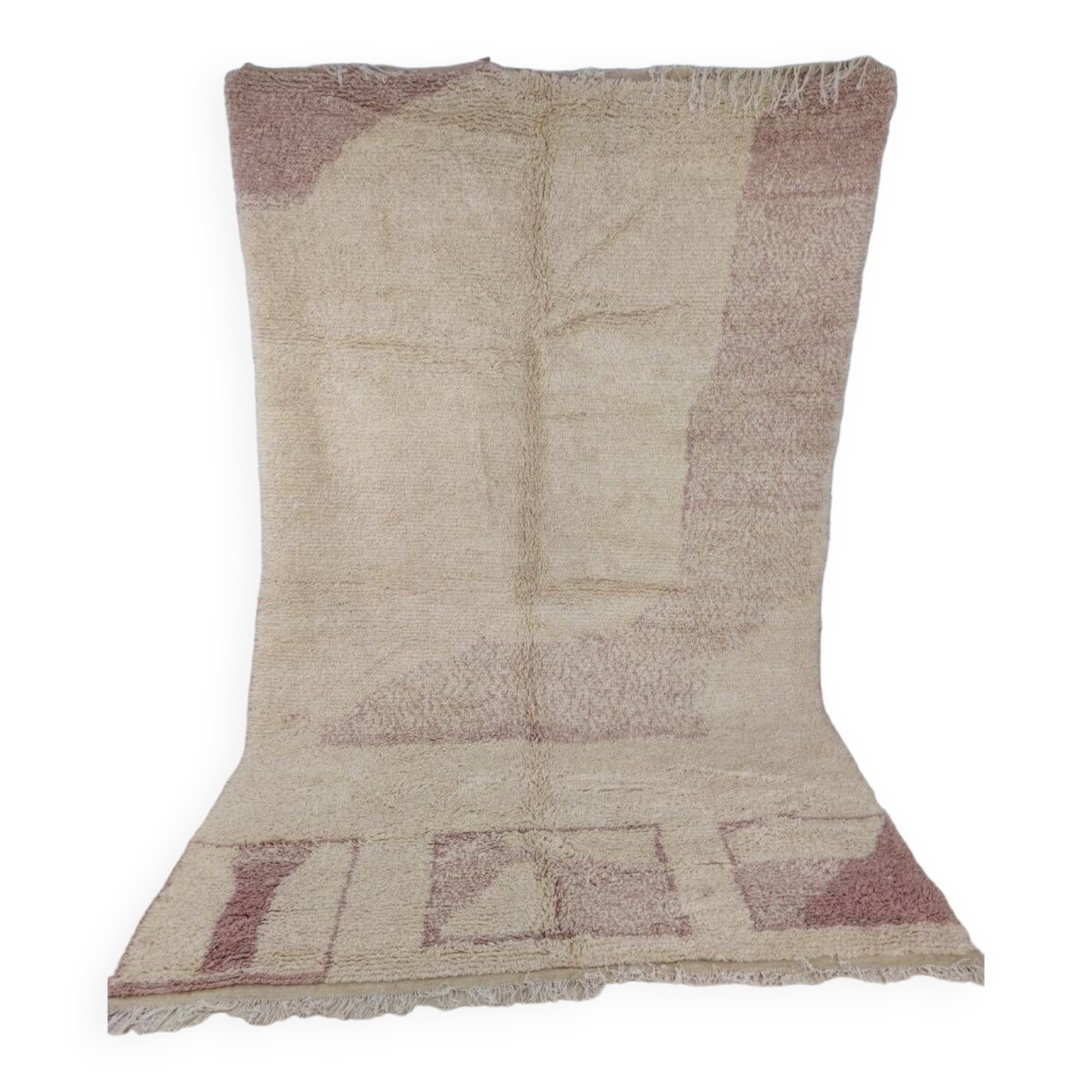 Handmade wool Berber rug 314x193cm