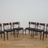 Mid Century Rosewood Dining Chairs from Bernhard Pedersen & Son, 1960s, Set of 6