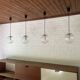 Pair of modernist pendant lights, Glashütte Limburg, Germany