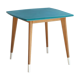 Coffee table oak compass legs revisited