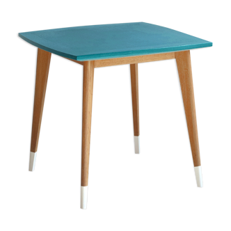 Coffee table oak compass legs revisited