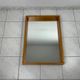 Miroir scandinave vintage en bois de pin