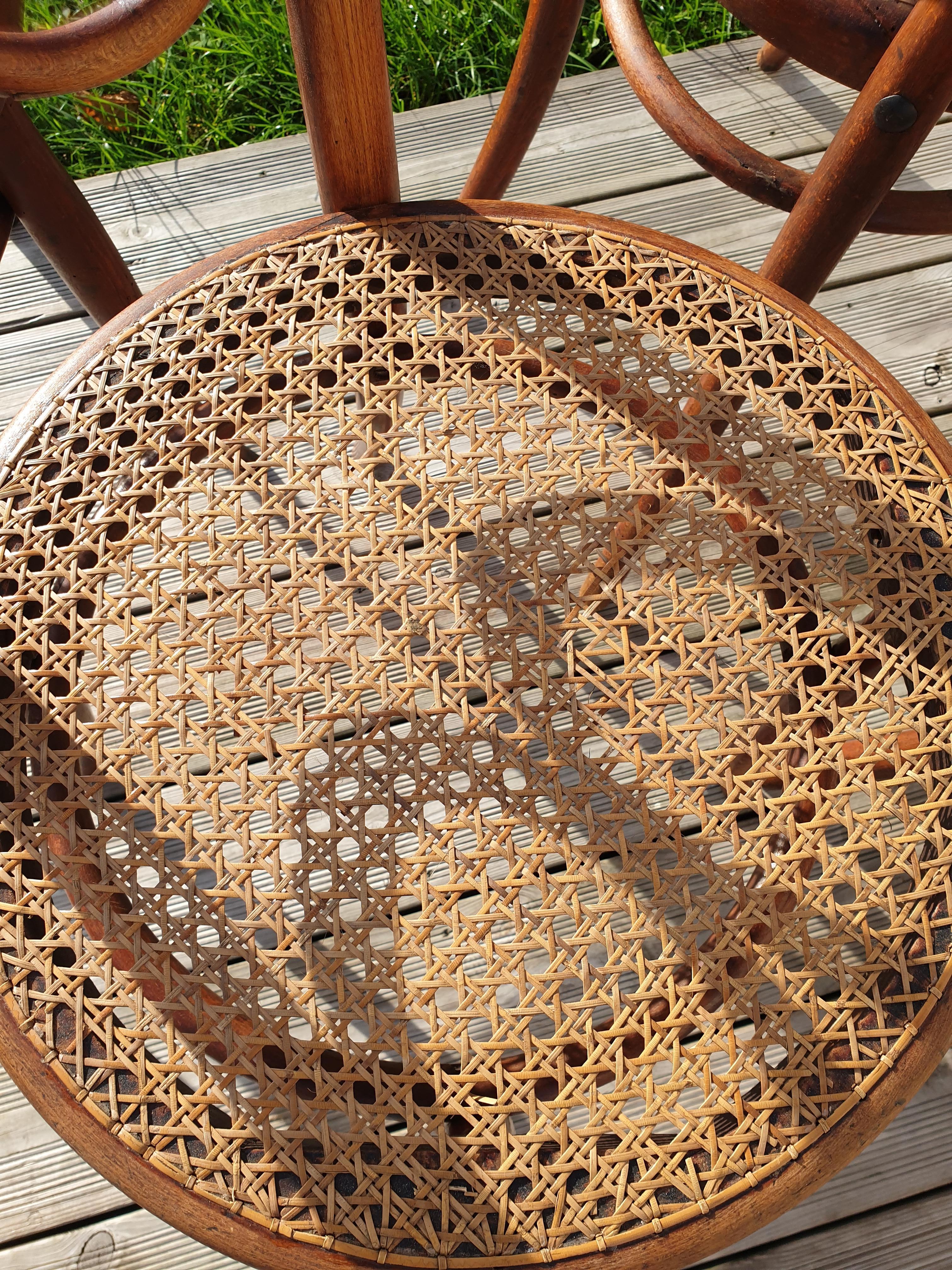 Série de 6 chaises Thonet N°20 Omega