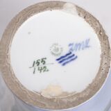 Royal Copenhagen Porcelain Vase painted with the trumpet flower.