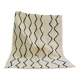 Handmade moroccan berber rug 190 x 158 cm