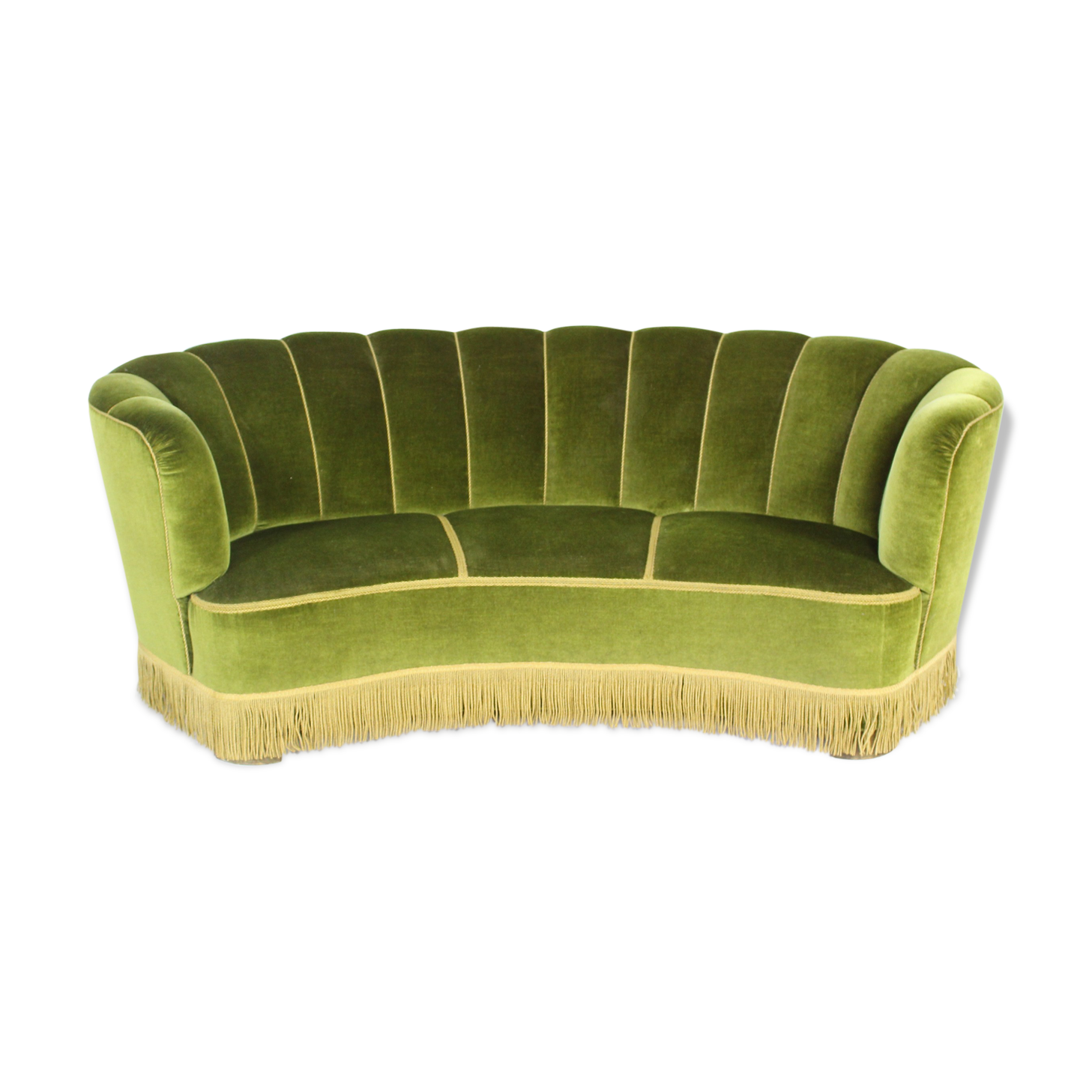 Danish curved banana sofa, 1940