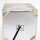 Alessandro Mendini “Cubosfera” Table Lamp Metal Crome Glass 1968 Italy