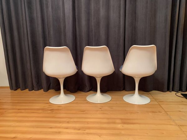 Set of three Tulip chairs, Rudi Bonzanini, Italy, 1970s