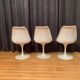 Set of three Tulip chairs, Rudi Bonzanini, Italy, 1970s