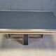 Vintage Italian chrome dining table, 1970s