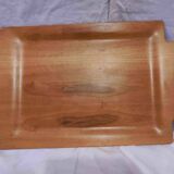 Vintage Ikea tray shaped wood leaf
